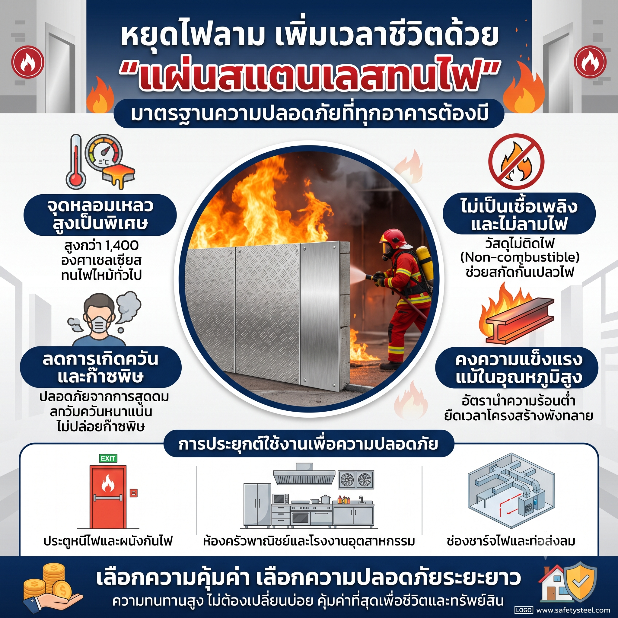 อย่าปล่อยให้สายเกินไป! "แผ่นสแตนเลสทนไฟ" ฮีโร่เงียบที่ช่วยยืดเวลาชีวิต