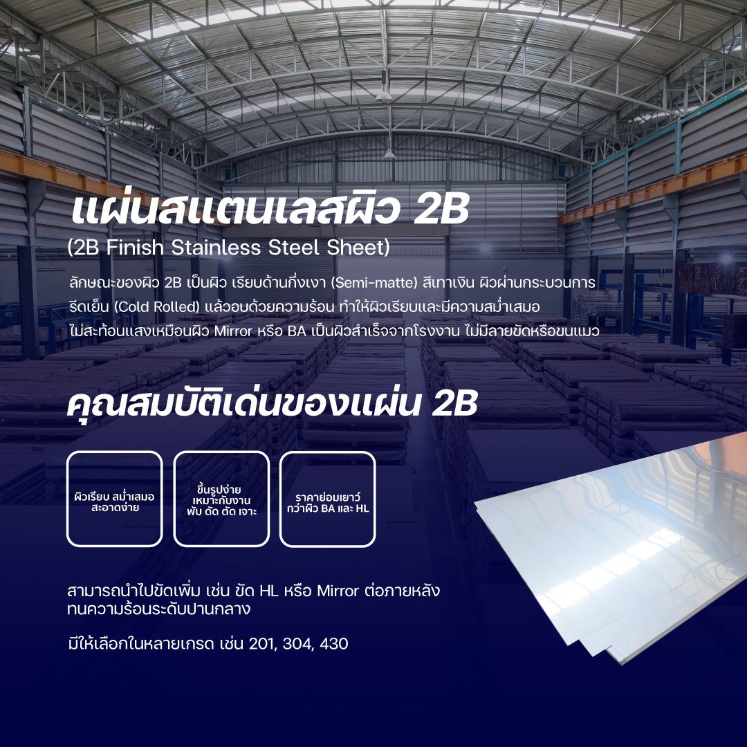 สแตนเลสแผ่นเรียบผิวมันเงาเกรด304-ราคาโรงงานเทพรักษ์ 